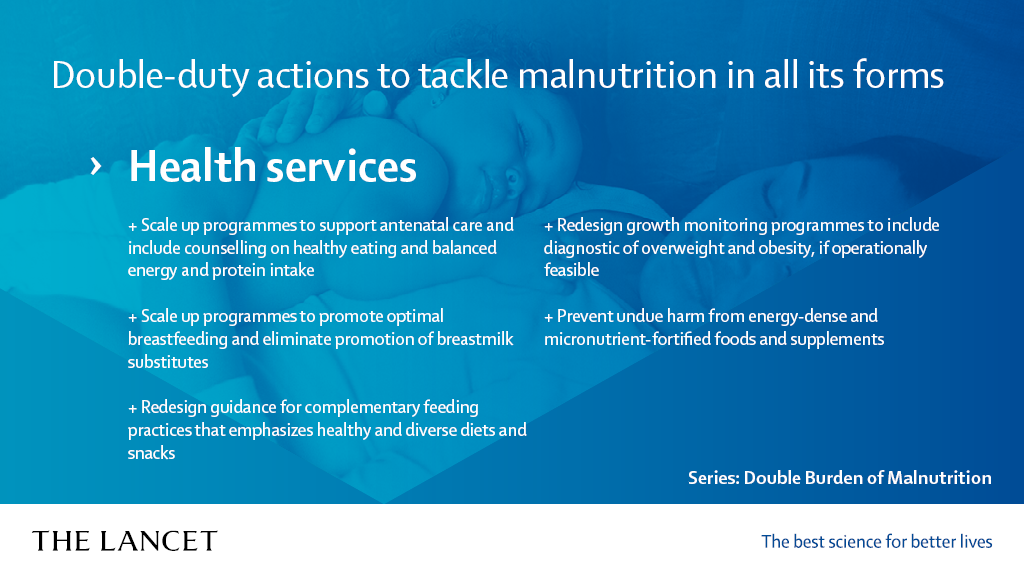 Manifesto on the Double Burden of Malnutrition | The Lancet - Health services
