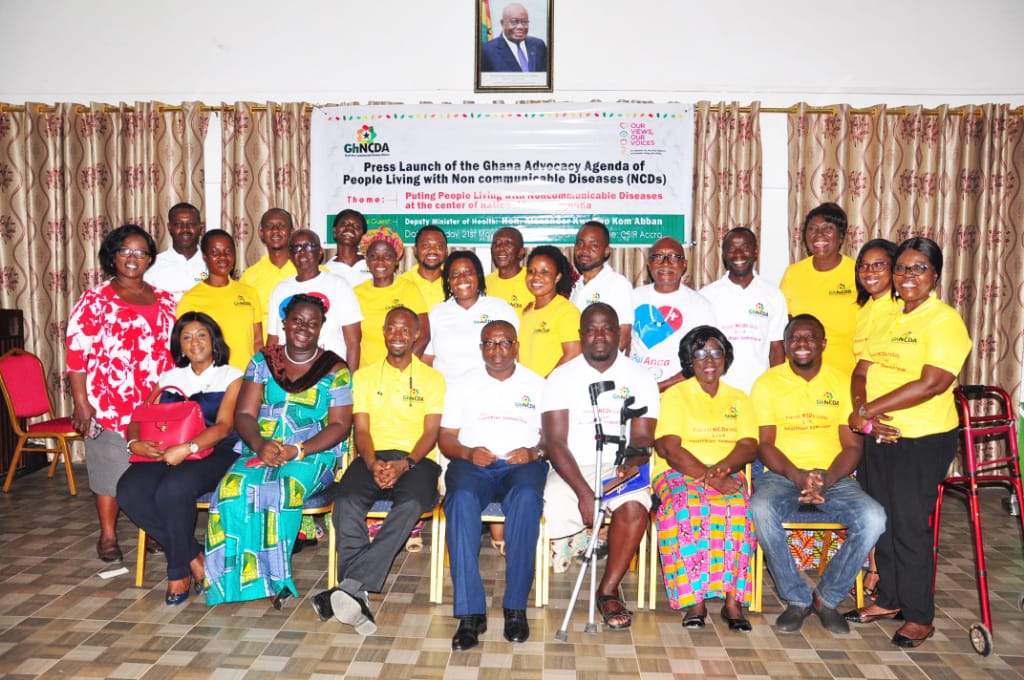 Ghana: Lanzamiento de la Agenda de Incidencia de las personas que viven con ENT 