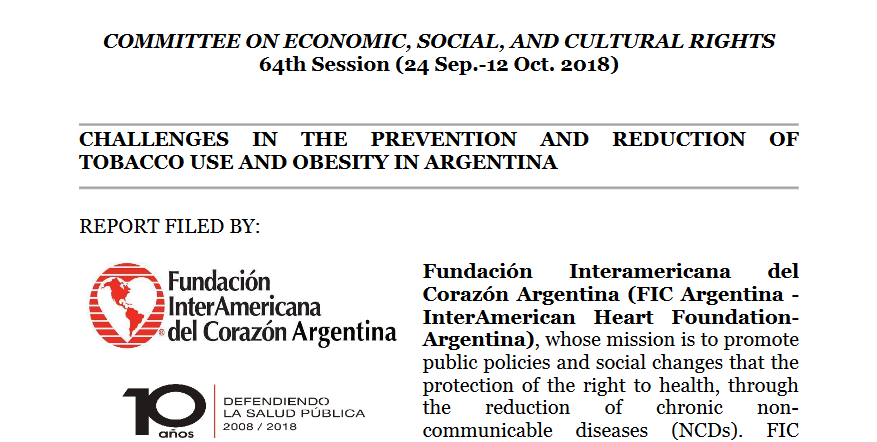 Successful advocacy to protect the right to health in Argentina