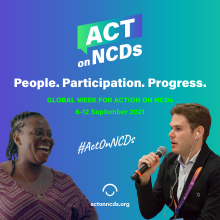 Celebrating the power and potential of communities to act on NCDs 