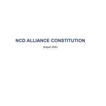 NCD Alliance Constitution (August 2020)