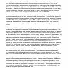 Carta abierta a los gobiernos antes de la RAN/ONU sobre CUS