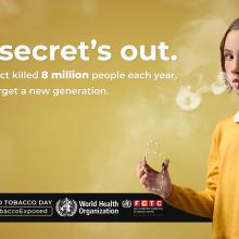 #TobaccoExposed: Nueva campaña de la OMS por una generación libre de tabaco