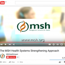 The MSH Health Systems Strengthening Approach