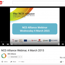 NCD Alliance Webinar, 4 March 2015 (VIDEO)