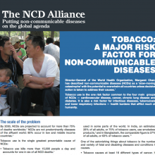 Tobacco: a major risk factor for NCDs