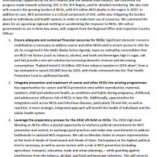 WHO SEARO RCM 2017 Statement - SDGs and progress towards UHC