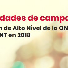 Prioridades de Campaña - Reunión de Alto Nivel de la ONU sobre ENT 2018