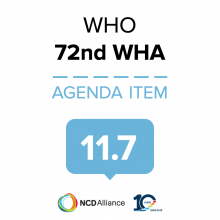 72nd WHO WHA Statement on Item 11.7 Access to medicines and vaccines