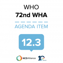 72nd WHO WHA Statement on Item 12.3 Human resources for health