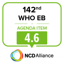 142nd WHO EB Joint Statement on Item 4.6: Comprehensive Implementation Plan on Maternal, Infant and Young Child Nutrition: Biennial Report