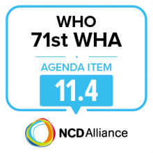 71st WHO WHA Statement on Item 11.4 Health, environment and climate change