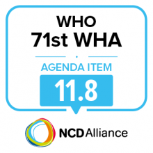 71st WHO WHA Statement on Item item 11.8: Preparation for a high-level meeting of the General Assembly on ending tuberculosis