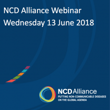NCD Alliance Webinar, 13 June 2018