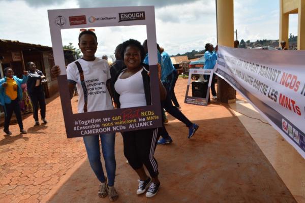 Cameroon Civil Society NCD Alliance mobilised youth and PLWNCDs during the 2019 Week for Action on NCDs