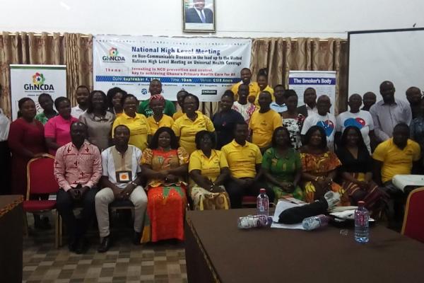 Ghana NCD Alliance held a national high level meeting on NCDs and a press conference during the 2019 W4A on NCDs