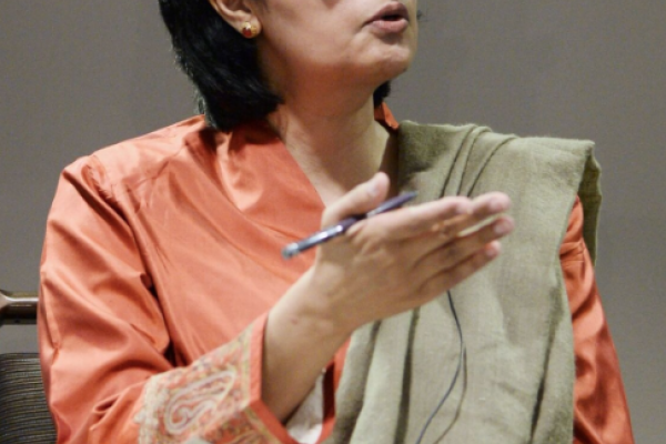 Dr Sania Nishtar speaks at an NCD Alliance event, September 2014, New York