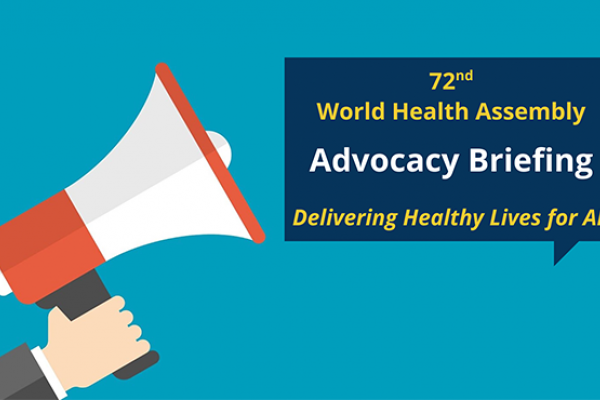 La note de plaidoyer de la NCDA pour la 72ème Assemblée mondiale de la Santé vient de paraître!