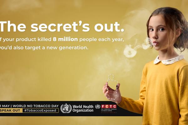 #TobaccoExposed: Nueva campaña de la OMS por una generación libre de tabaco