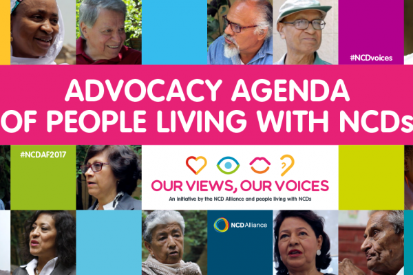Advocacy Agenda of People Living with NCDs takes centre stage