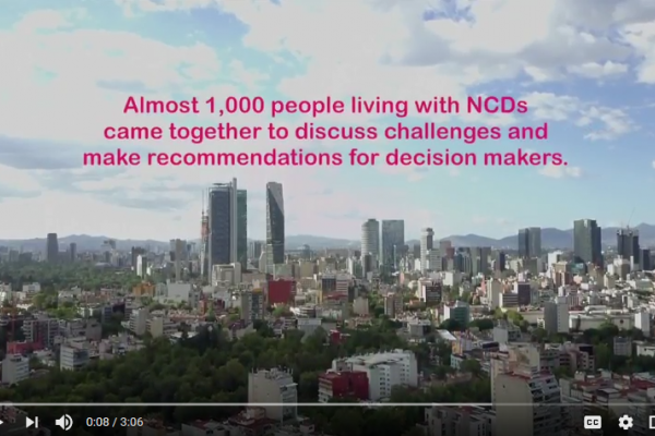 Videos share the story of people living with NCDs